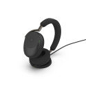 Jabra Evolve3 85 (black, MS, USB-A Bluetooth adapter, wireless charging pad)