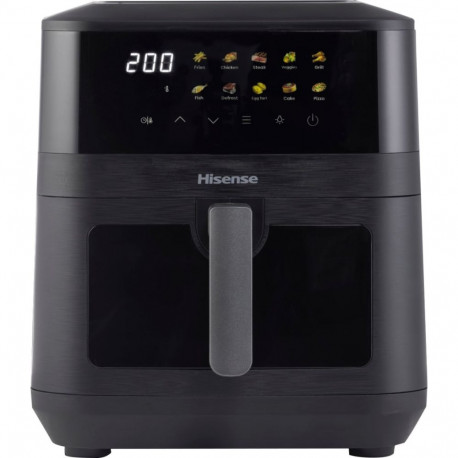 Hisense hot air fryer HAF2100DCD (black, 2,100 watts, basket 7.7 liters)