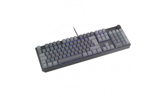 Thock klaviatuur V2 DE-paigutus ENDORFY, hall, punane