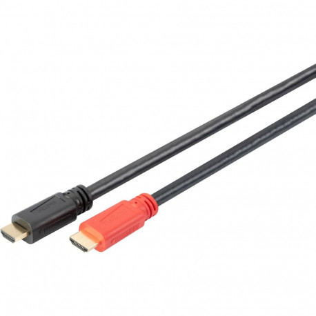 HDMI High Speed Anschlusskabel mit Ethernet und Signalverstärker (schwarz, 20 Meter, aktiv)