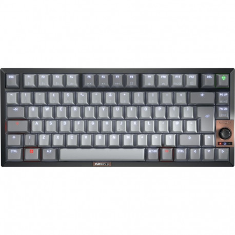Mekaaniline klaviatuur KW 300 MX DE-paigutus Cherry MX2A Red, hall/must