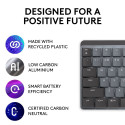 Logitech MX Mechanical (light gray/dark gray, DE layout, tactile switches, Logi Bolt, Bluetooth)