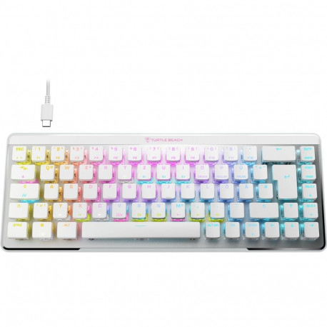 Vulcan klaviatuur II Mini Air DE-layout TITAN II Optical Red, valge/alumiinium
