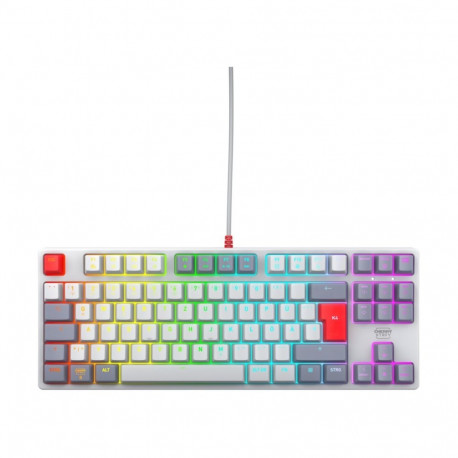 XTRFY K4V2 (gray, DE layout, Cherry MX2A Red)