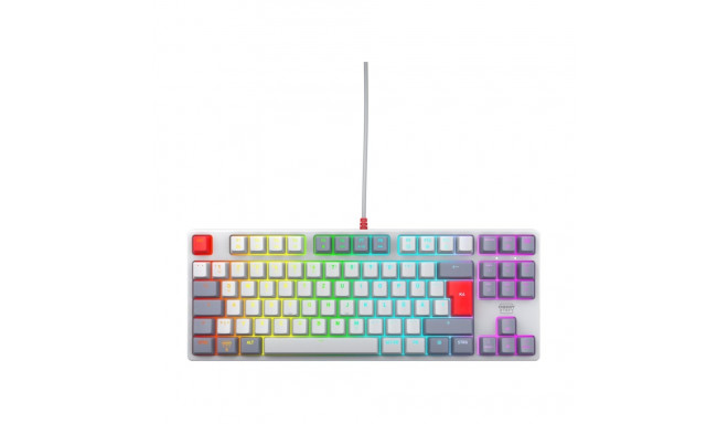 XTRFY K4V2 (grau, DE-Layout, Cherry MX2A Red)