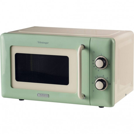 Retro mikrolaineahi 20L, kreem/heleroheline