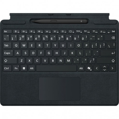 Surface Pro klaviatuur (11. Edition/10 for Business/9/8) Slim Peniga DE-klahvipaigutusega, must