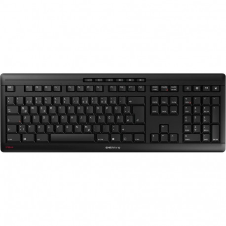 STREAM juhtmevaba klaviatuur DE-Layout Cherry SX-Scherentechnologie, must