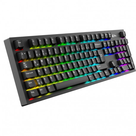 Sharkoon OfficePal KB70W Silent (black, DE layout)