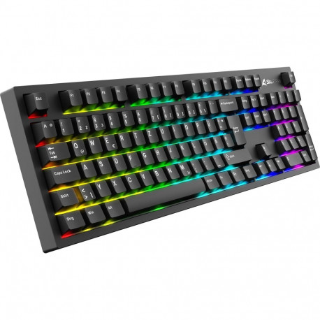 OfficePal klaviatuur KB70W DE-klahvistik Sharkoon Linear, must