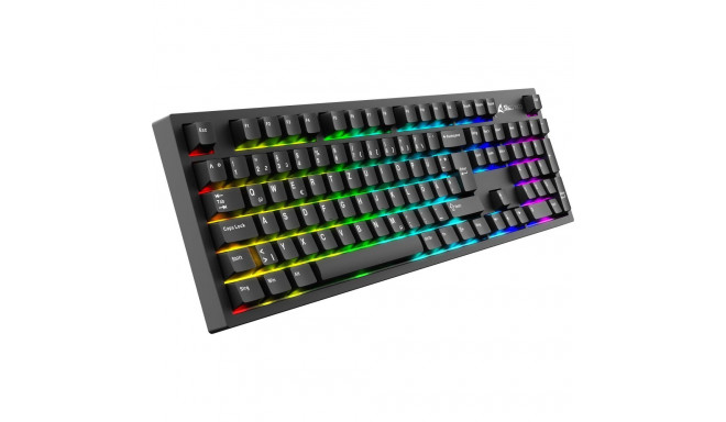 OfficePal KB70W (schwarz, DE-Layout, Sharkoon Linear)