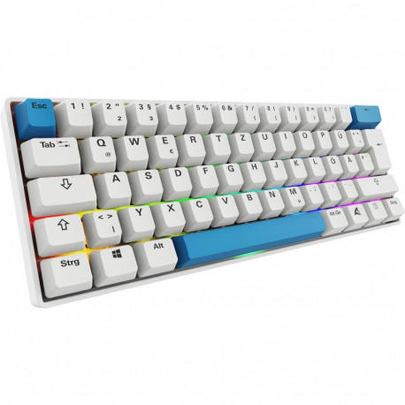 SKILLER SGK50 S4 Gen2 PBT (weiß, DE-Layout, Gateron G Pro 3.0 Yellow)