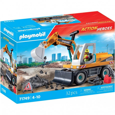 Playmobil 71749 Action Heroes Large Excavator