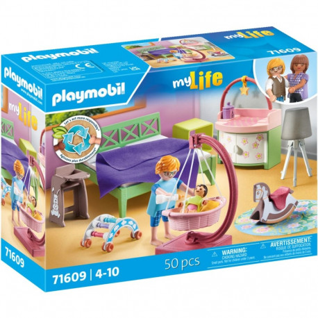 Playmobil 71609 My Life bedroom with baby play area