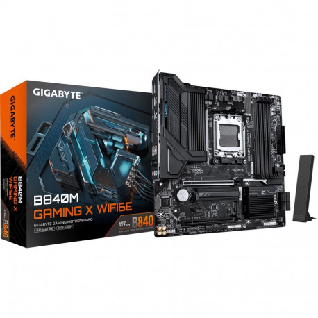 emaplaat B840M GAMING X WIFI6E, must/valge