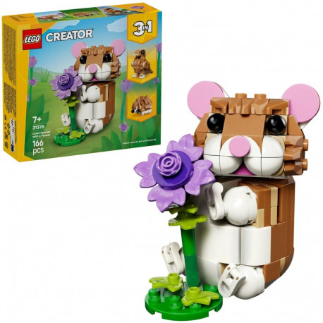 31376 Creator 3-in-1 Niedlicher Hamster mit Blume