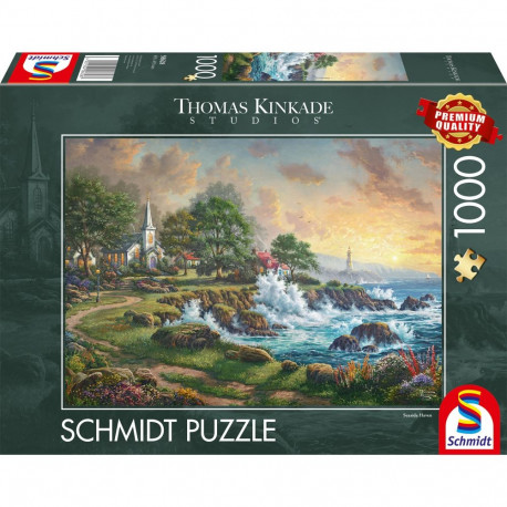 Schmidt Spiele Thomas Kinkade Studios: Treasure by the Sea, Puzzle 1000 pieces