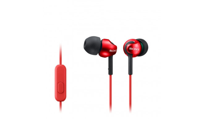 Sony MDR-EX110APR - czerwone