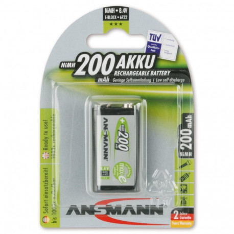 Ansmann maxE 1xE NM 9.0V/ 200mAh