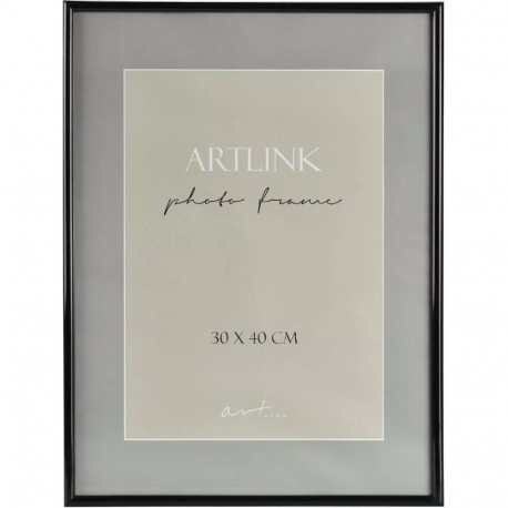 Pildiraam 30x40cm DECOLINE must plastik raam