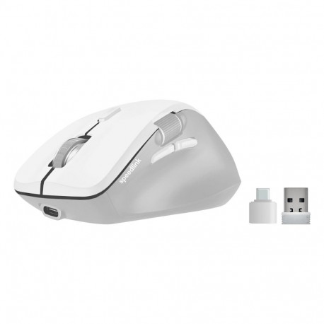 "Speedlink LIBERA Rechargeable Mouse Wireless BT Silent white"