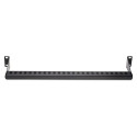 "1U rack cable guide with adjustable depth, cable guide bracket"