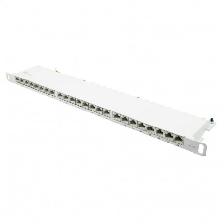 "Good Connections Patchpanel 19""Cat. 6A 24-P 0,5HE reinweiß"