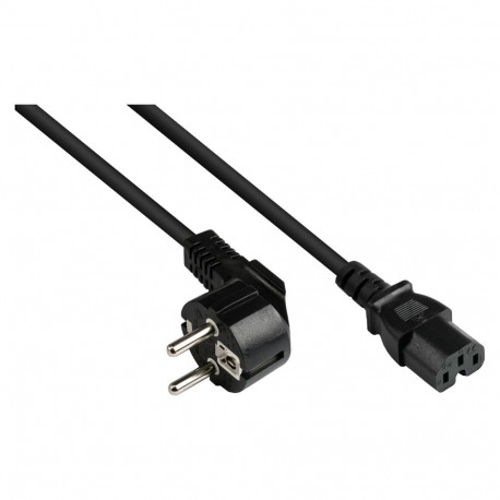 "Good Connections Schutzkontakt-St. gew. an C15 schw. 5m"