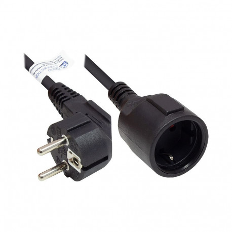 "Good Connections Schutzkontakt Verlängerung schwarz 3m"