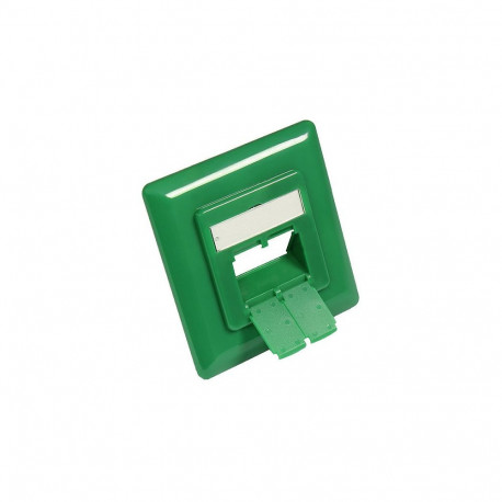 "Good Connections Zentralstück 50x50mm+Rahmen 80x80mm grün"