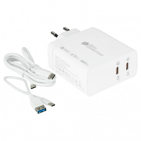 "Good Connections USB-Schnellladegerät 140W mit GaN, 2-Port"