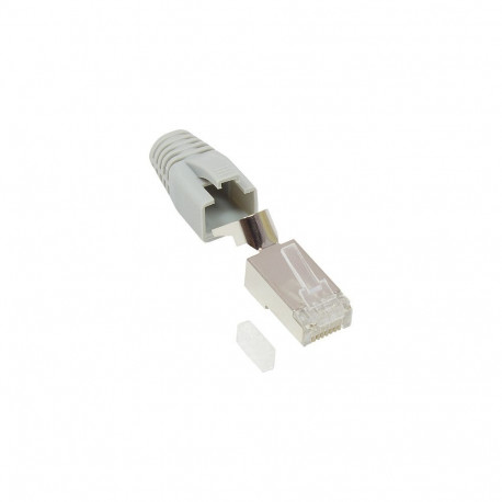 "Good Connections RJ45 Netzwerkstecker gesch. Cat.6A grau"