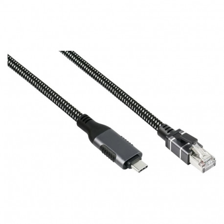 "Good Connections Ethernet-Kabel USB-C RJ45, anthrazit, 3,0m"
