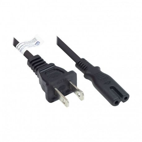 "Good Connections Netzkabel USA- C7/Euro 8 Bu. UL schw. 1,8m"