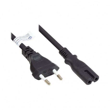 "Good Connections Euro-Netzkabel an C7/Euro 8 Bu. schw. 1m"
