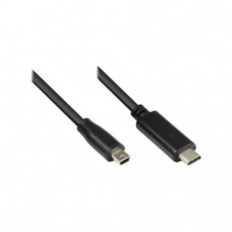 "Good Connections USB2.0 Kabel C-Mini B5pol. schw. 1,8m"