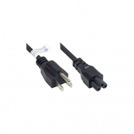 "Good Connections Netzkabel USA an C5 schw. 1,8m"