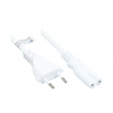 "Good Connections Euro-Netzkabel an C7/Euro 8 Bu. weiß 10m"