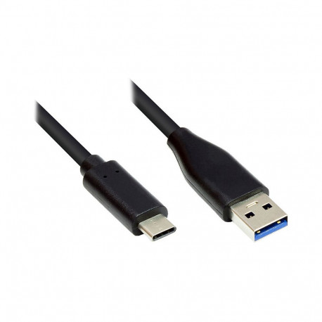 "Good Connections USB3.0 Kabel A-USB-C schwarz 0,5m"