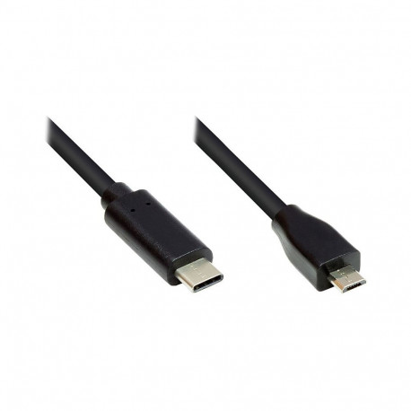 "Good Connections USB2.0 Kabel Micro B-C schw. 0,5m"