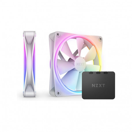 "140mm NZXT F-Serie F140 RGB DUO Lüfter Twin White RF-D14DF-W1"