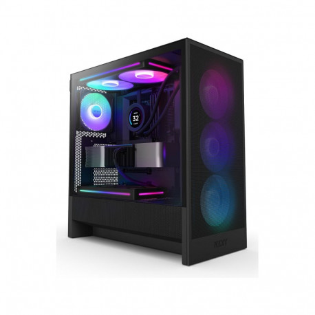 "NZXT H5 FLOW RGB ALL Black Glasfenster CC-H52FB-R1"