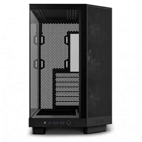 NZXT Midi-torn korpus H6 FLOW RGB CC-H61FB-R klaasist aknaga, must