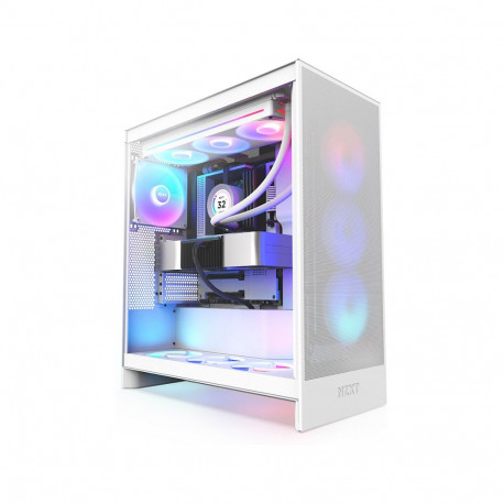 "NZXT H7 FLOW RGB ALL White Glasf. CM-H72FW-R1"