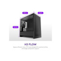 "NZXT H3 FLOW All Black MidiTower Mesh CC-H31FB-01"