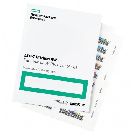 "HPE LTO7 Ultrium Barcode Label RW (100+10) Q2014A"