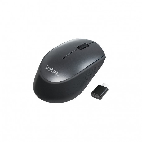 "LogiLink Maus - optisch - 3 Tasten - kabellos - 2.4 GHz - kabelloser Empfänger (USB)"
