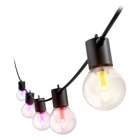 "Philips Hue Festavia Globe Außenlichterkette, White and Color Ambiance, 14 m Länge, 20 Lampenkugeln