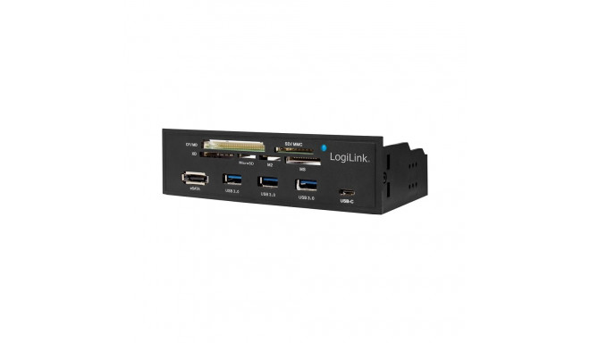 LogiLink mälukaardilugeja 5.25" multifunktsionaalne esipaneel USB 3.0