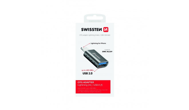 Swissten OTG Adapter Lightning to USB Connection